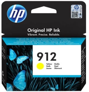 HP 912 Jaune - Cartouche d'encre HP d'origine (3YL79AE)