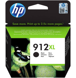 HP 912XL Noir - Cartouche d'encre HP d'origine (3YL84AE)