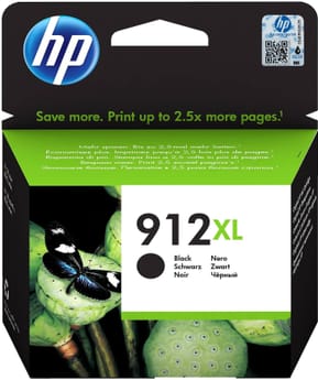 HP 912XL Noir - Cartouche d'encre HP d'origine (3YL84AE)