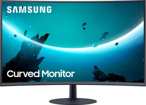 Écran incurvé 27" Samsung CT550 - Courbure 1000R - Haut-parleurs intégrés (LC27T550FDMXZN)