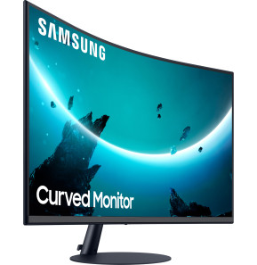 Écran incurvé 27" Samsung CT550 - Courbure 1000R - Haut-parleurs intégrés (LC27T550FDMXZN)
