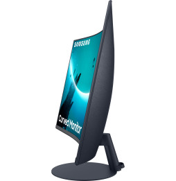 Écran incurvé 27" Samsung CT550 - Courbure 1000R - Haut-parleurs intégrés (LC27T550FDMXZN)