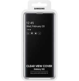 Étui Samsung Clear View pour Galaxy S10