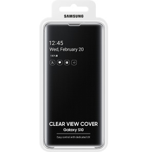 Étui Samsung Clear View pour Galaxy S10