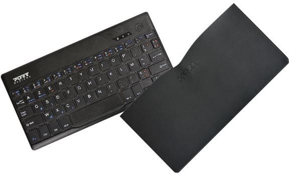 Clavier Bluetooth PORT Designs ultra slim + étui de protection (202418)