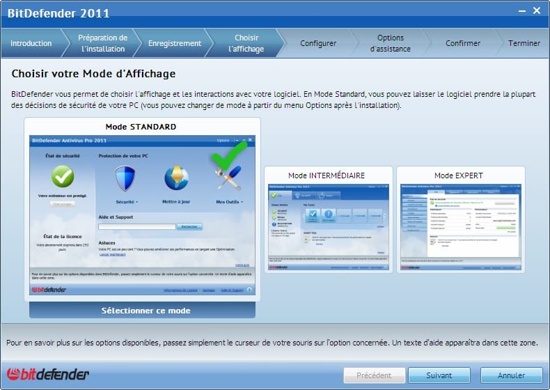 BitDefender Antivirus 2011 1an/3PCs