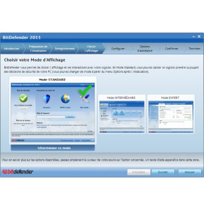 BitDefender Antivirus 2011 1an/3PCs