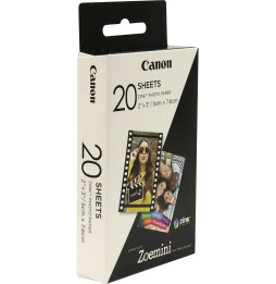 Paquet de 20 feuilles de papier photo pour Zoémini ZP-2030 (3214C002AA)