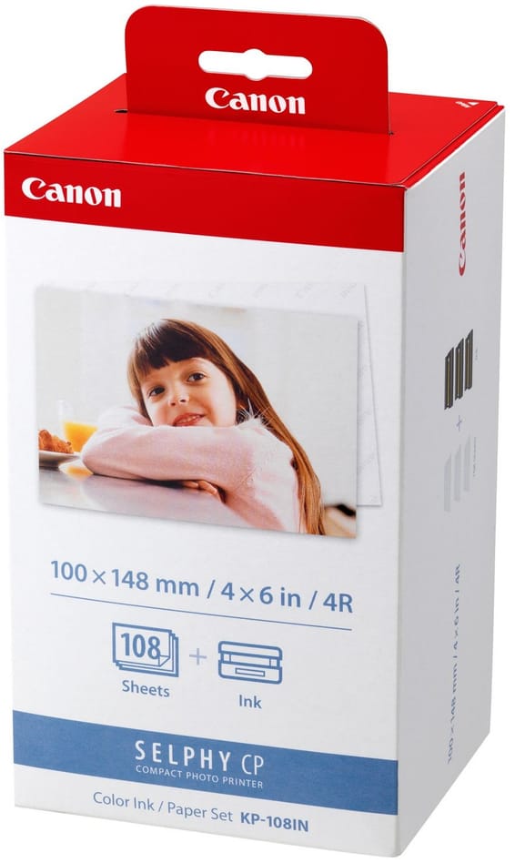 Papier Photo Canon + encre KP-108IN - 108 tirages (3115B001AA)