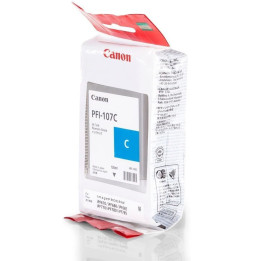 Canon PFI-107C 130 ml - Bouteille d'encre Canon d'origine (6706B001AA)