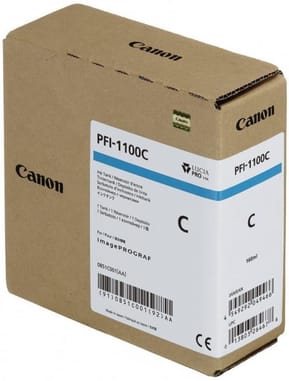 Canon PFI-1100C Cyan - Cartouche d'encre Canon d'origine (0851C001AA) — image 2