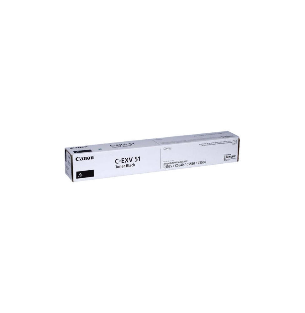 Canon toner C-EXV51 Toner Black- Yield:69,000 page  (0481C002AA)