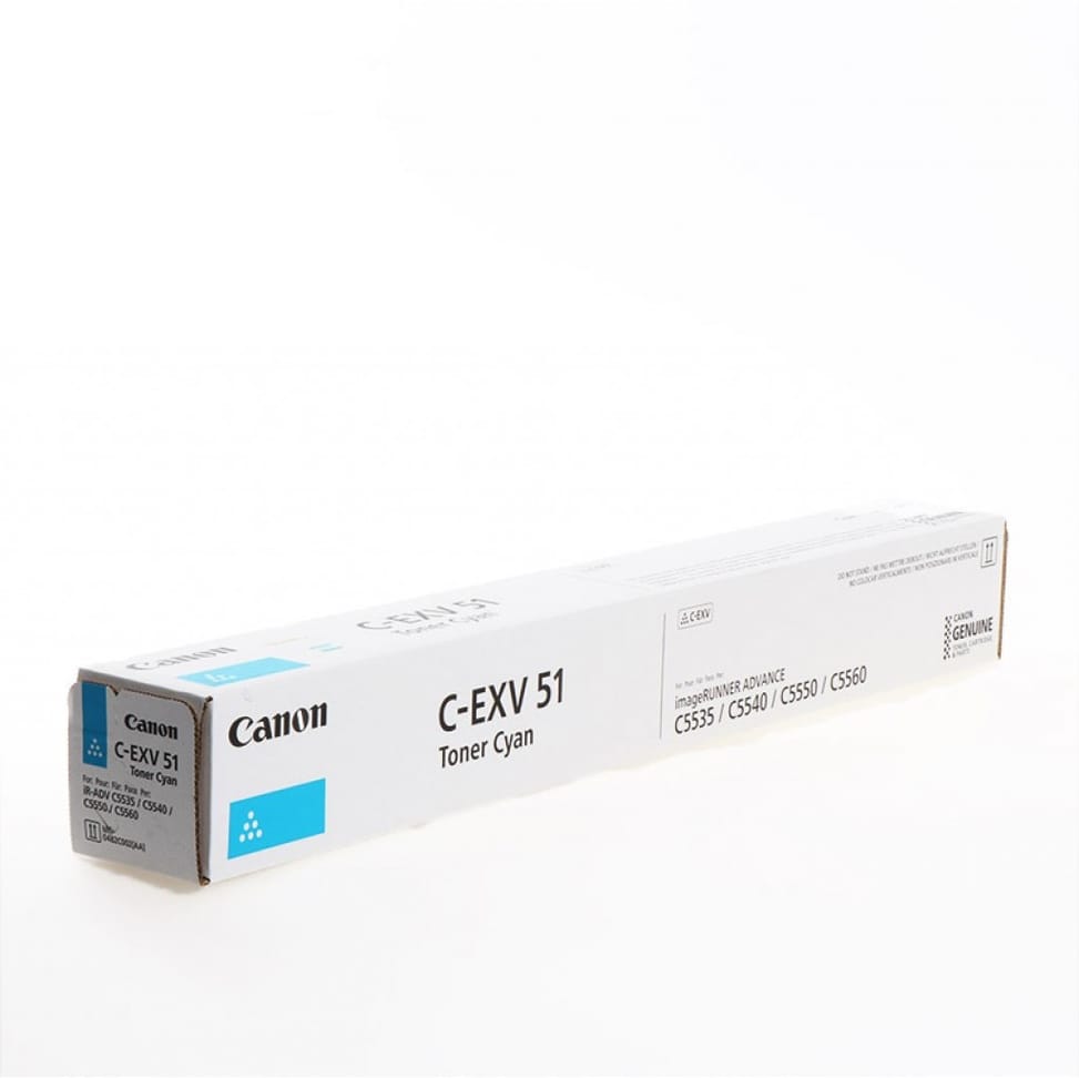 تونر Canon أصلي Canon C-EXV 51 سماوي (0482C002AA) — صورة 1