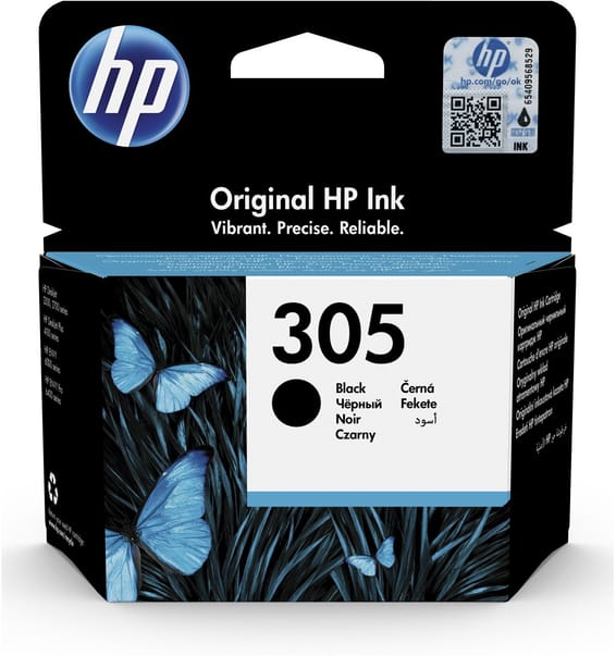HP 305 Noir - Cartouche d'encre HP d'origine (3YM61AE)