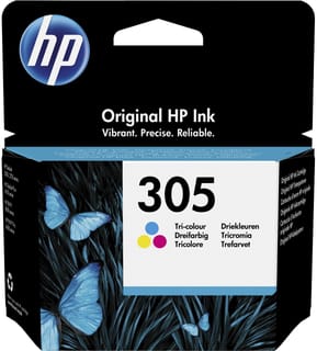 HP 305 trois couleurs  - Cartouche d'encre HP d'origine (3YM60AE)