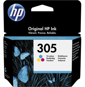 HP 305 trois couleurs - Cartouche d'encre HP d'origine (3YM60AE) prix Maroc