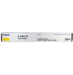 Canon C-EXV 51 Jaune - Toner Canon d'origine (0484C002AA)