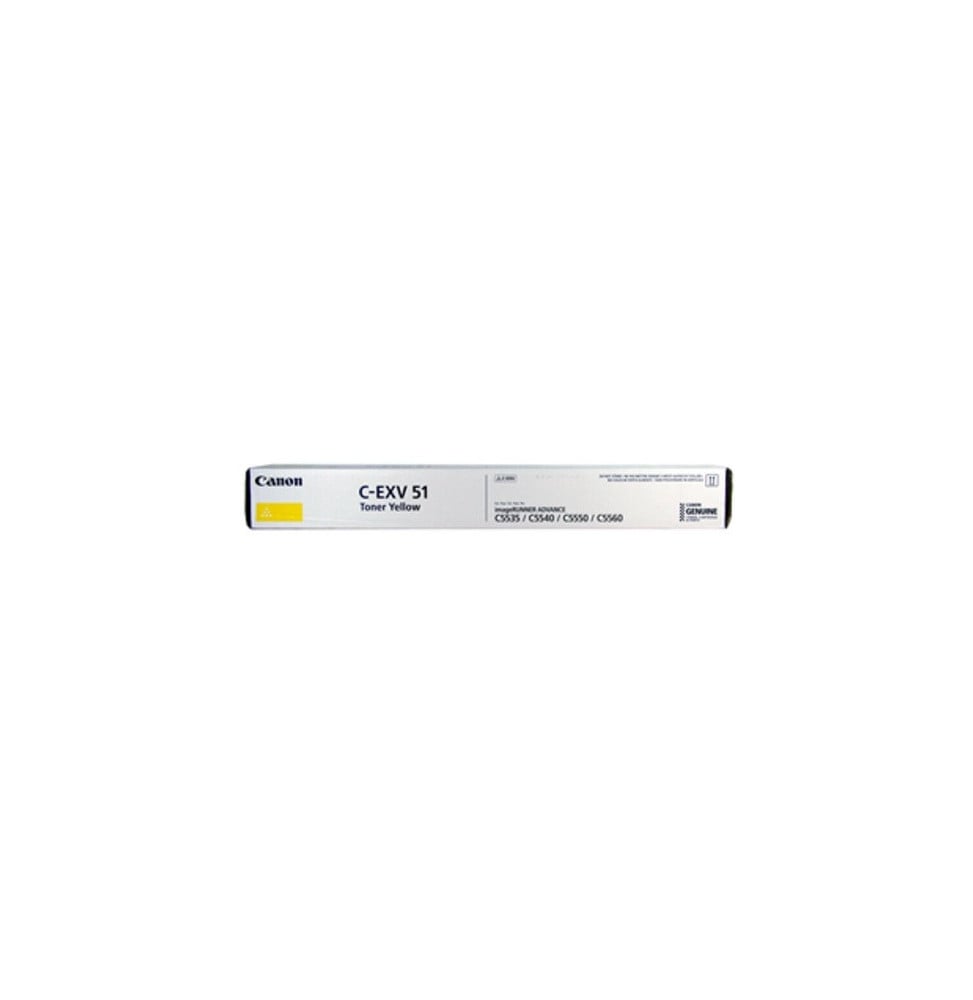 Canon C-EXV 51 Jaune - Toner Canon d'origine (0484C002AA) Canon C-EXV 51 Jaune - Toner Canon d'origine (0484C002AA)