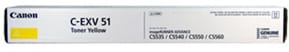 Canon C-EXV 51 Jaune - Toner Canon d'origine (0484C002AA)