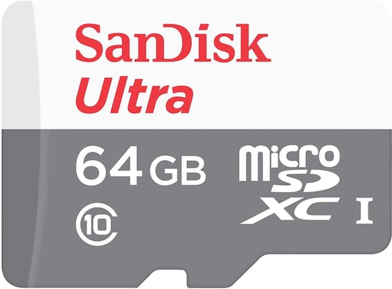 SanDisk Ultra microSDXC 64GB 80MB/s Cl. 10 (SDSQUNS-064G-GN3MN)