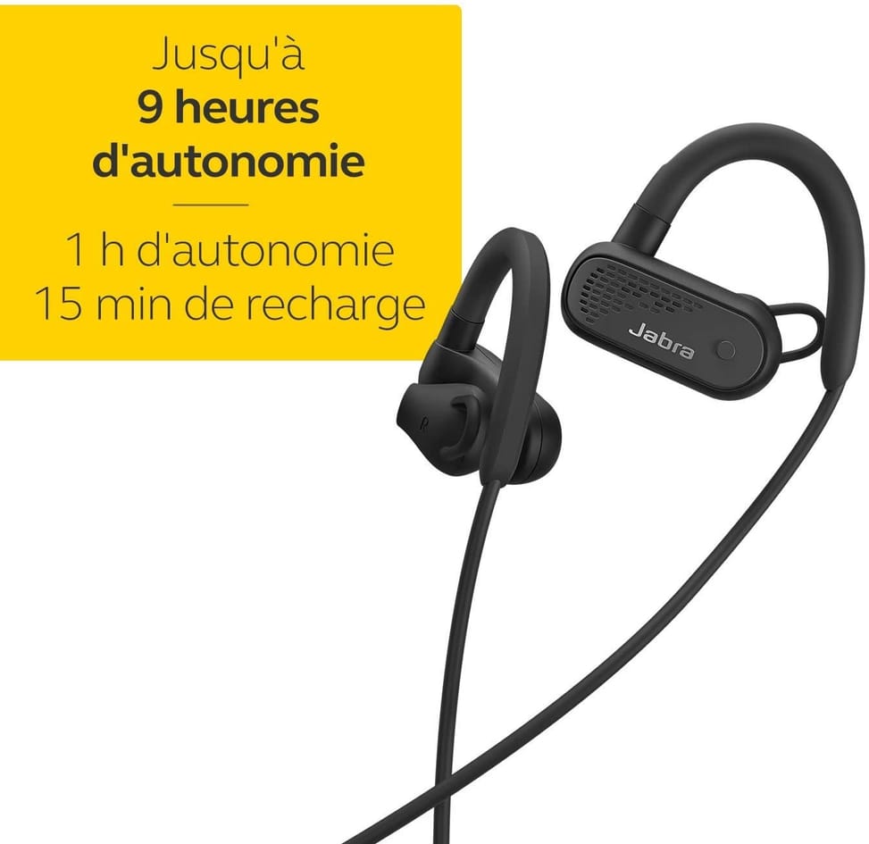 Écouteurs sans fils Jabra Elite Active 45e Noir (100-99040002-60)