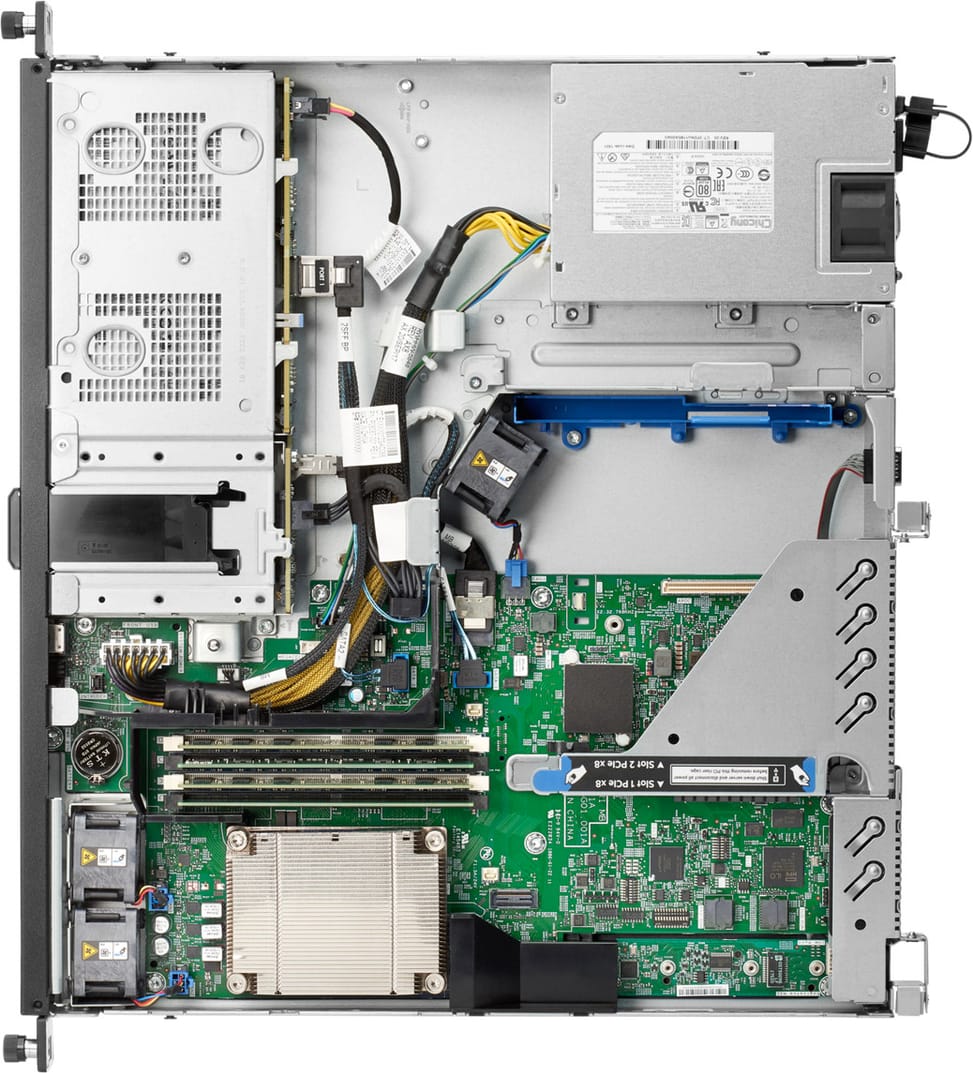 Serveur HPE ProLiant DL20 Gen10 E-2224 1 Processeur 16 Go-U S100i 4 lecteurs - Alimentation redondante 500 W
