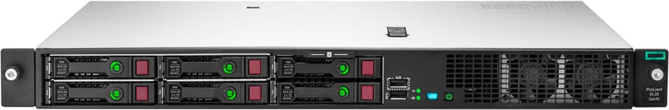 Serveur HPE ProLiant DL20 Gen10 E-2224 1 Processeur 16 Go-U S100i 4 lecteurs - Alimentation redondante 500 W