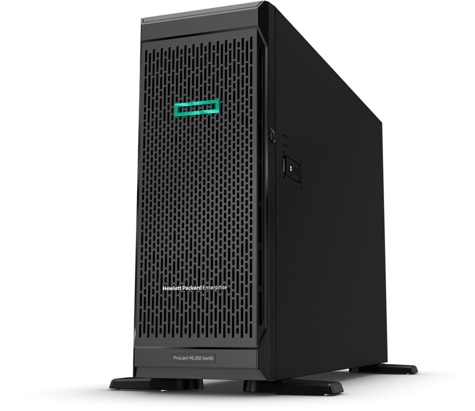 Serveur HPE ProLiant ML350 Gen10 4210 monoprocesseur 16 Go-R P408i-a 8 lecteurs - Module d’alimentation redondant 1x800W