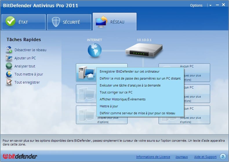 BitDefender Antivirus 2011 1an/3PCs