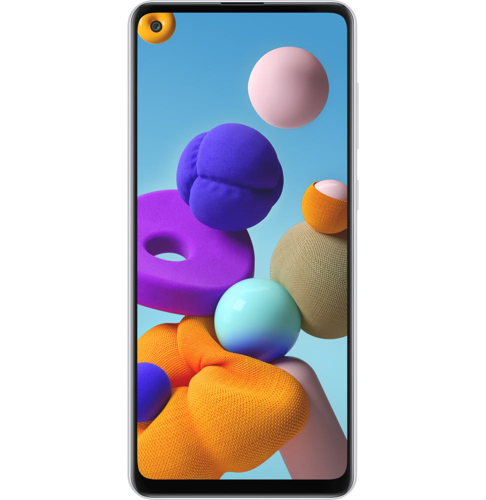 Smartphone Samsung Galaxy A21s (Double SIM) blanc
