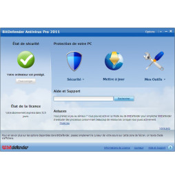 BitDefender Antivirus 2011 1an/3PCs