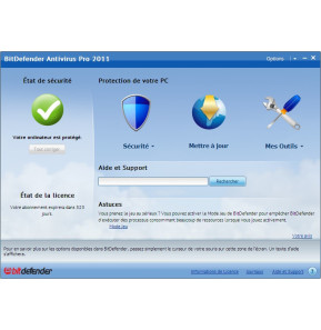 BitDefender Antivirus 2011 1an/3PCs
