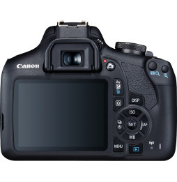 Reflex Canon EOS 2000D + Objectif 18-55mm IS + Objectif EF-S 10-18mm IS STM + Sacoche EOS (2728C061AA)