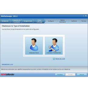 BitDefender Antivirus 2011 1an/3PCs