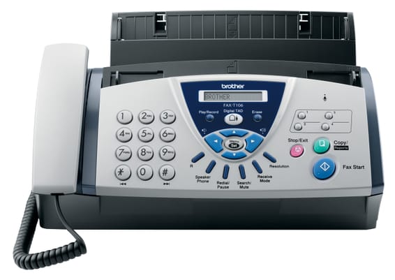 Brother FAX-T106 : Fax à transfert thermique téléphone répondeur