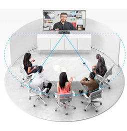 ConferenceCam Tout-en-un Logitech MeetUp pour petites salles de conférence (960-001102)