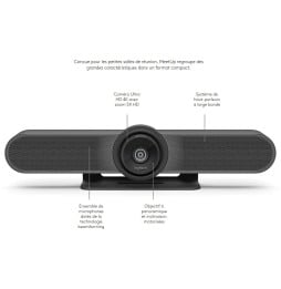 ConferenceCam Tout-en-un Logitech MeetUp pour petites salles de conférence (960-001102)