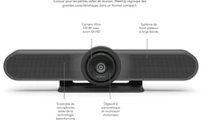 ConferenceCam Tout-en-un Logitech MeetUp pour petites salles de conférence (960-001102) — image 7