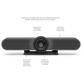 ConferenceCam Tout-en-un Logitech MeetUp pour petites salles de conférence (960-001102)