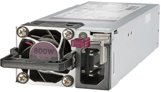 Kit d'alimentation HPE Platinum, à logement flexible, enfichable à chaud, faible teneur en halogène, 800 W (865414-B21)