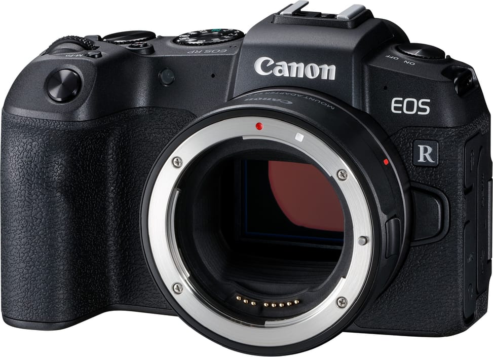 Reflex Canon EOS RP Boîtier et bague d'adaptation monture EF-EOS R (3380C023AA)