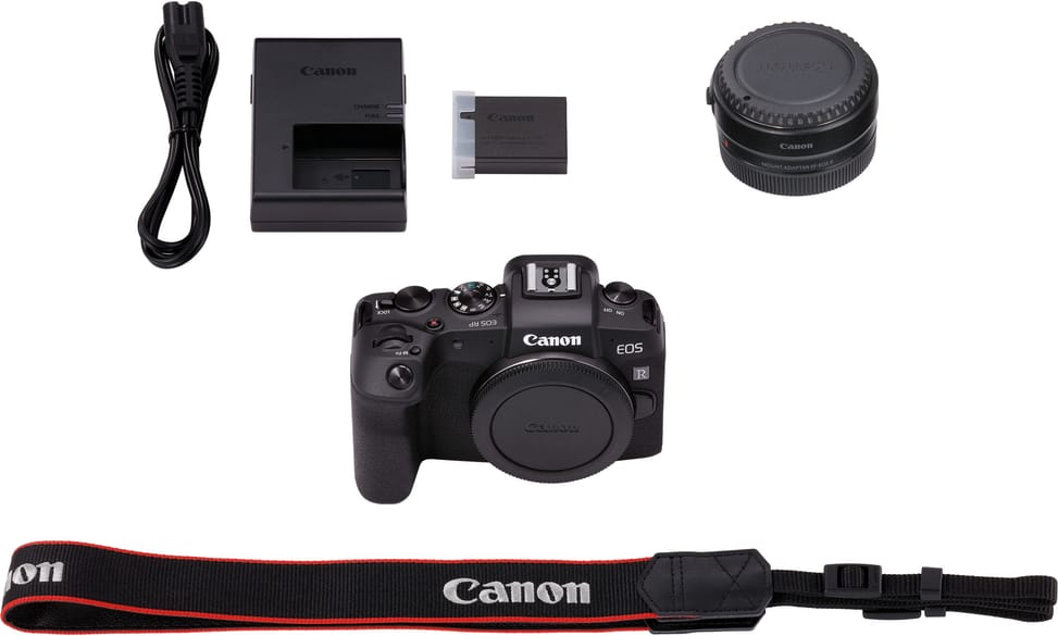 Reflex Canon EOS RP Boîtier et bague d'adaptation monture EF-EOS R (3380C023AA)