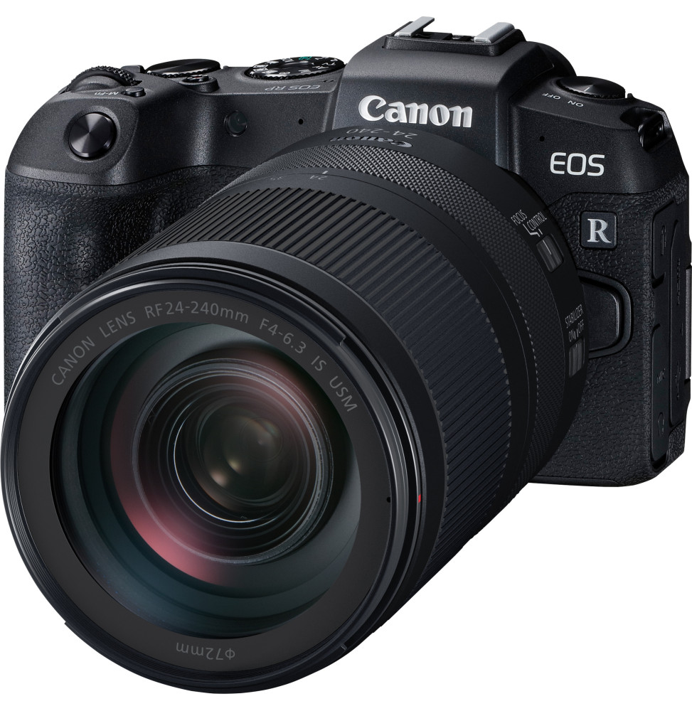 Réflex Canon EOS RP + Objectif RF 24-240mm F4-6.3 IS USM (3380C033AA)