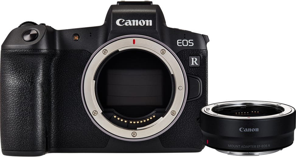 Reflex Canon EOS R boîtier + bague d'adaptation EF-EOS R (3075C023AA)