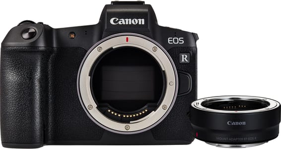 Reflex Canon EOS R boîtier + bague d'adaptation EF-EOS R (3075C023AA)