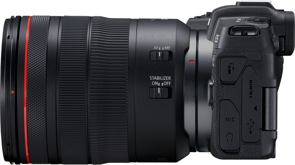Reflex Canon EOS RP + objectif RF 24-105mm F4L IS USM + bague d'adaptation monture EF-EOS R (3380C043AA)