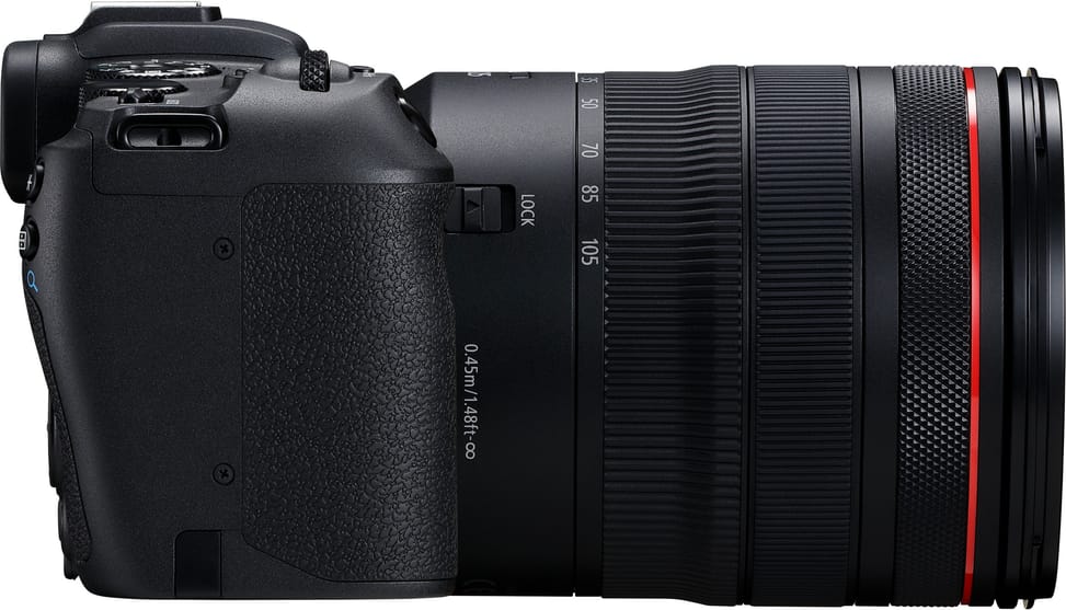 Reflex Canon EOS RP + objectif RF 24-105mm F4L IS USM + bague d'adaptation monture EF-EOS R (3380C043AA)