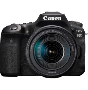 Reflex Canon EOS 90D + objectif EF-S 18-135mm IS USM (3616C017AA)