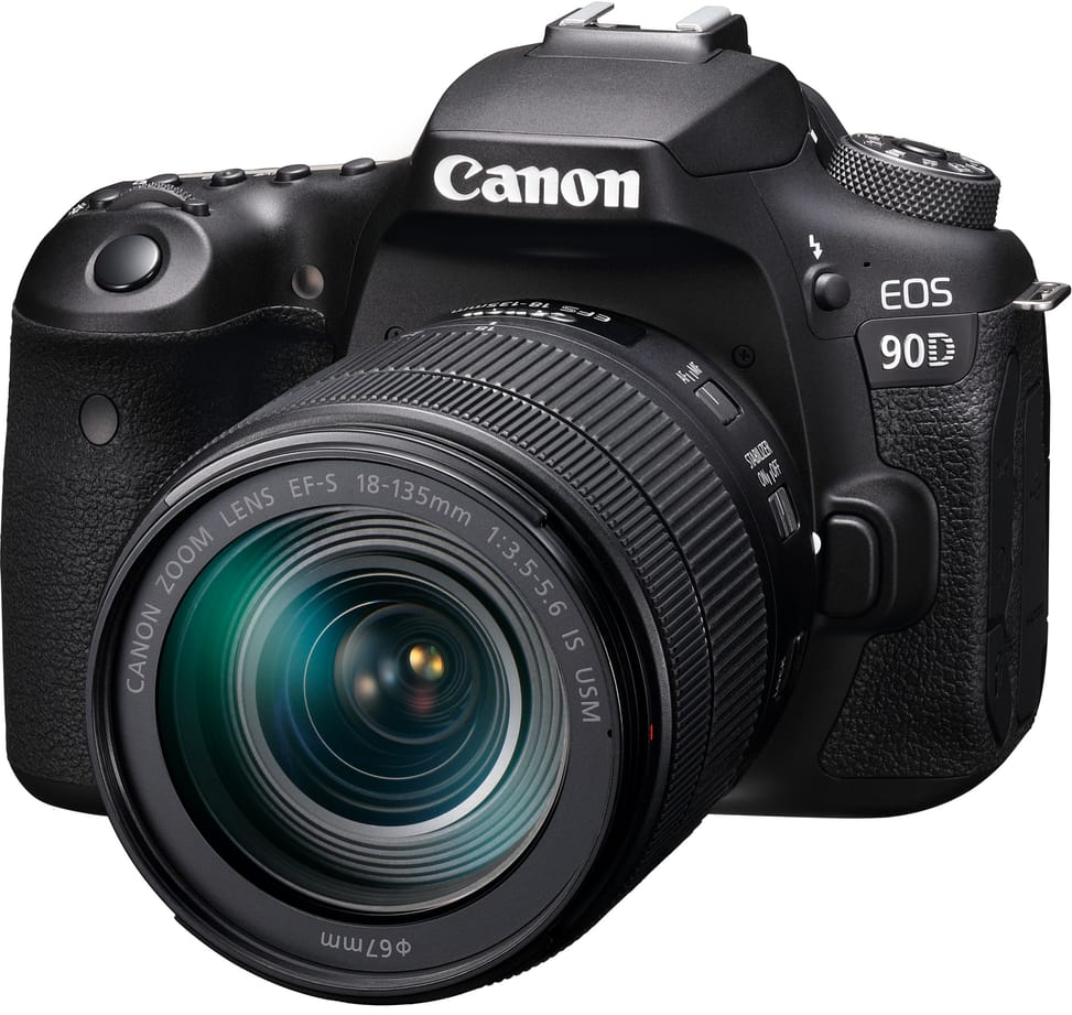 Reflex Canon EOS 90D + objectif EF-S 18-135mm IS USM (3616C017AA)