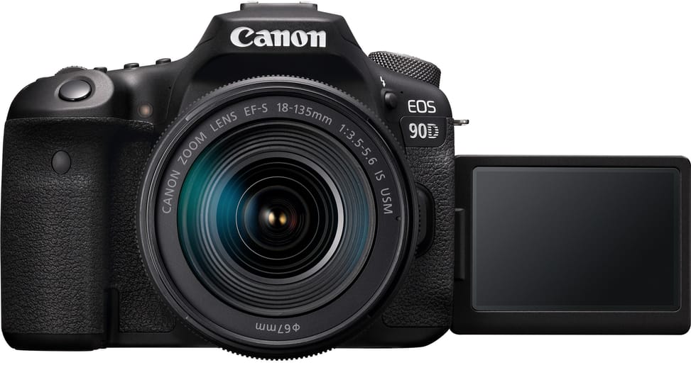 Reflex Canon EOS 90D + objectif EF-S 18-135mm IS USM (3616C017AA)